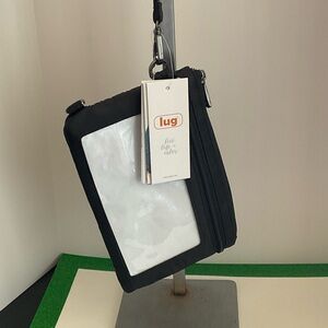 Lug Black Peekaboo Wristlet